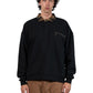 Pleasures Town Polo Sweatshirt Black