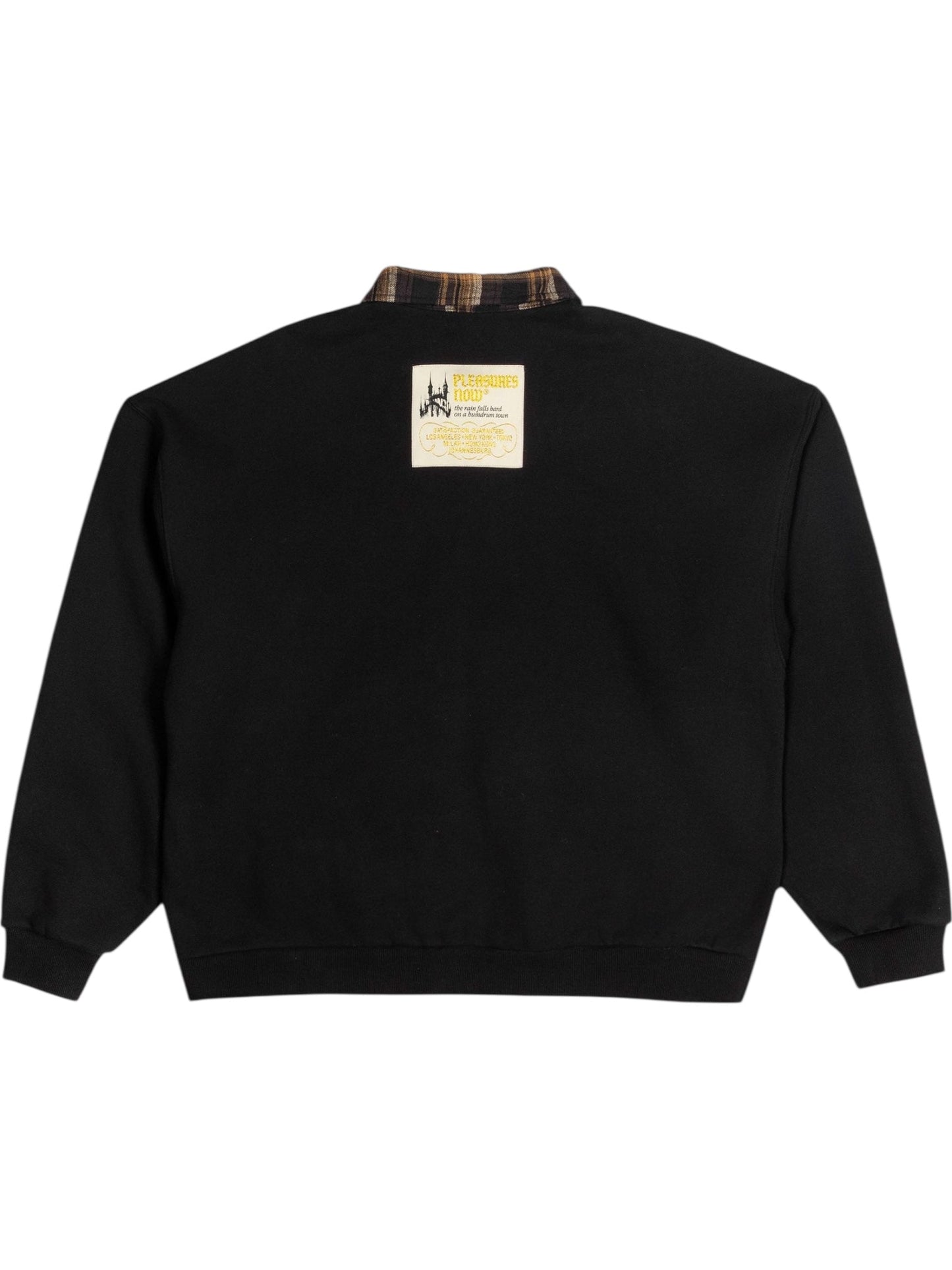 Pleasures Town Polo Sweatshirt Black