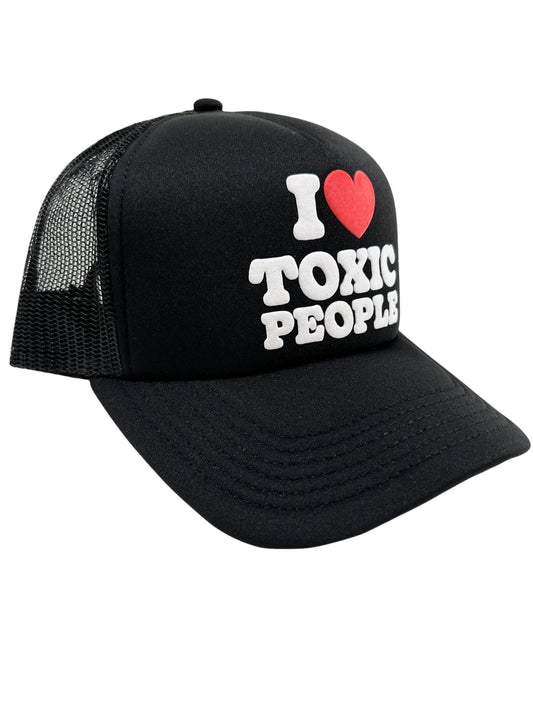 PLEASURES TOXIC TRUCKER CAP BLACK