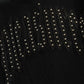Pleasures Twitch Studded Crewneck Black