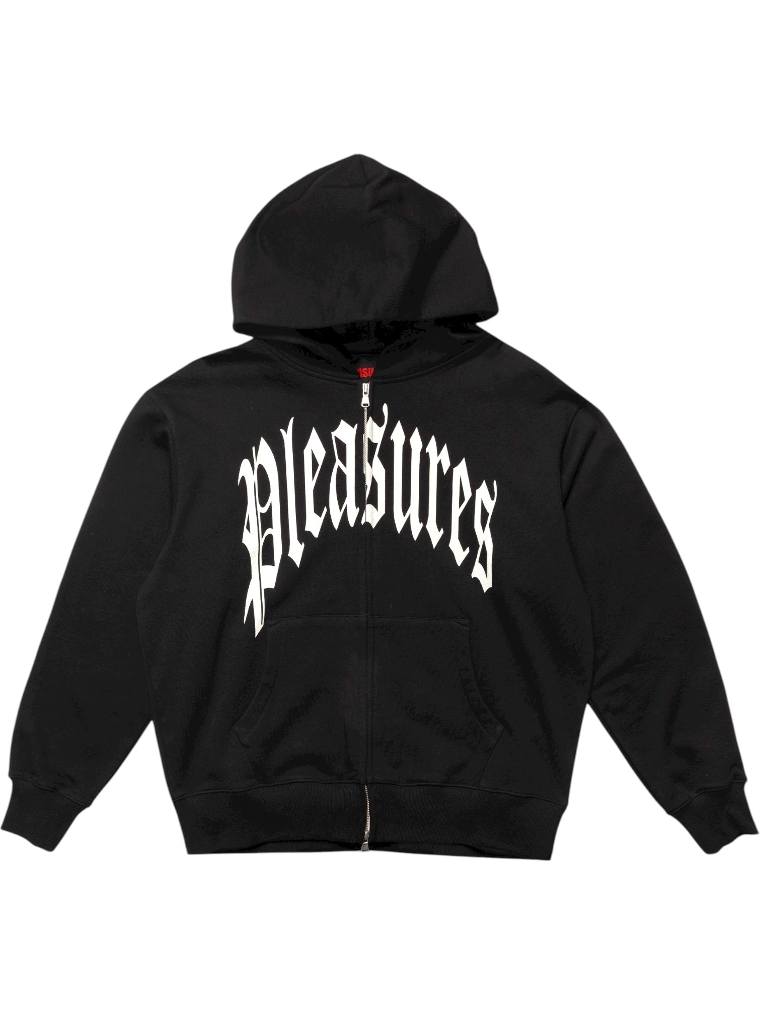 Pleasures Twitch Zip Hoodie Black - Probus