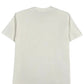 Back view of a PROBUS Probus Frame Tee Cream, an oversized plain tee made from 100% cotton, on a white background.
