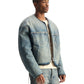 Probus Purple Brand M0040-RFDS426 Reversible Fur Demin Jacket Blue Purple Brand M0040-RFDS426 Reversible Fur Demin Jacket Blue BLUE