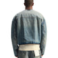 Probus Purple Brand M0040-RFDS426 Reversible Fur Demin Jacket Blue Purple Brand M0040-RFDS426 Reversible Fur Demin Jacket Blue BLUE