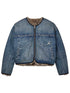 Probus Purple Brand M0040-RFDS426 Reversible Fur Demin Jacket Blue Purple Brand M0040-RFDS426 Reversible Fur Demin Jacket Blue BLUE