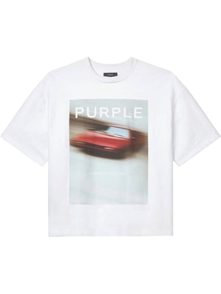 Purple Brand M1057-HTWD326 Hwt Textured Jersey Ss White - Probus