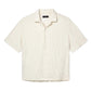 Purple Brand M1108-TWWP326 Terry Towel Camp Collar Off White