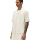 Purple Brand M1108-TWWP326 Terry Towel Camp Collar Off White