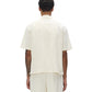 Purple Brand M1108-TWWP326 Terry Towel Camp Collar Off White