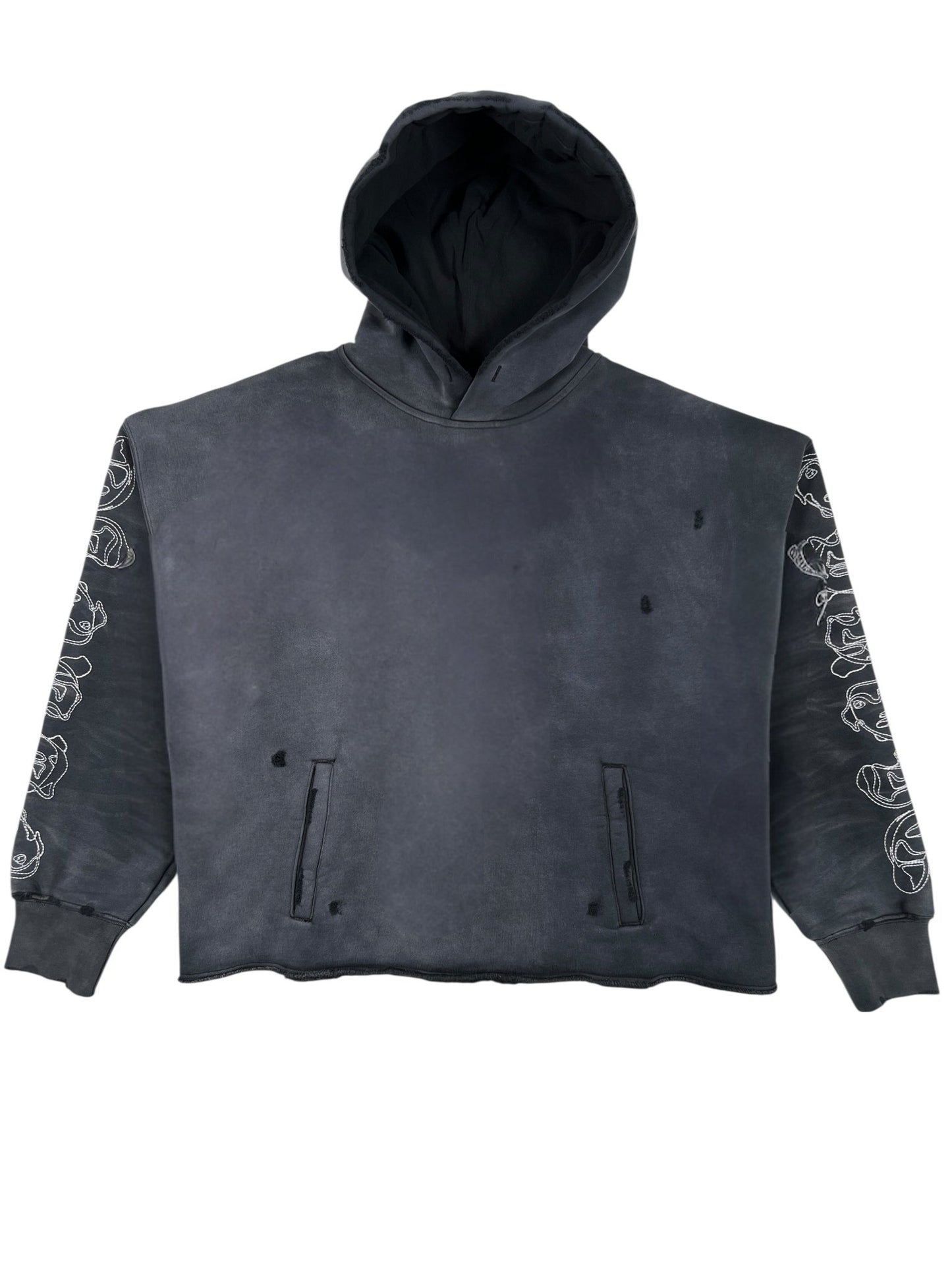 Purple Brand M4104-HFBG425 Heavyweight Fleece Hoodie Black