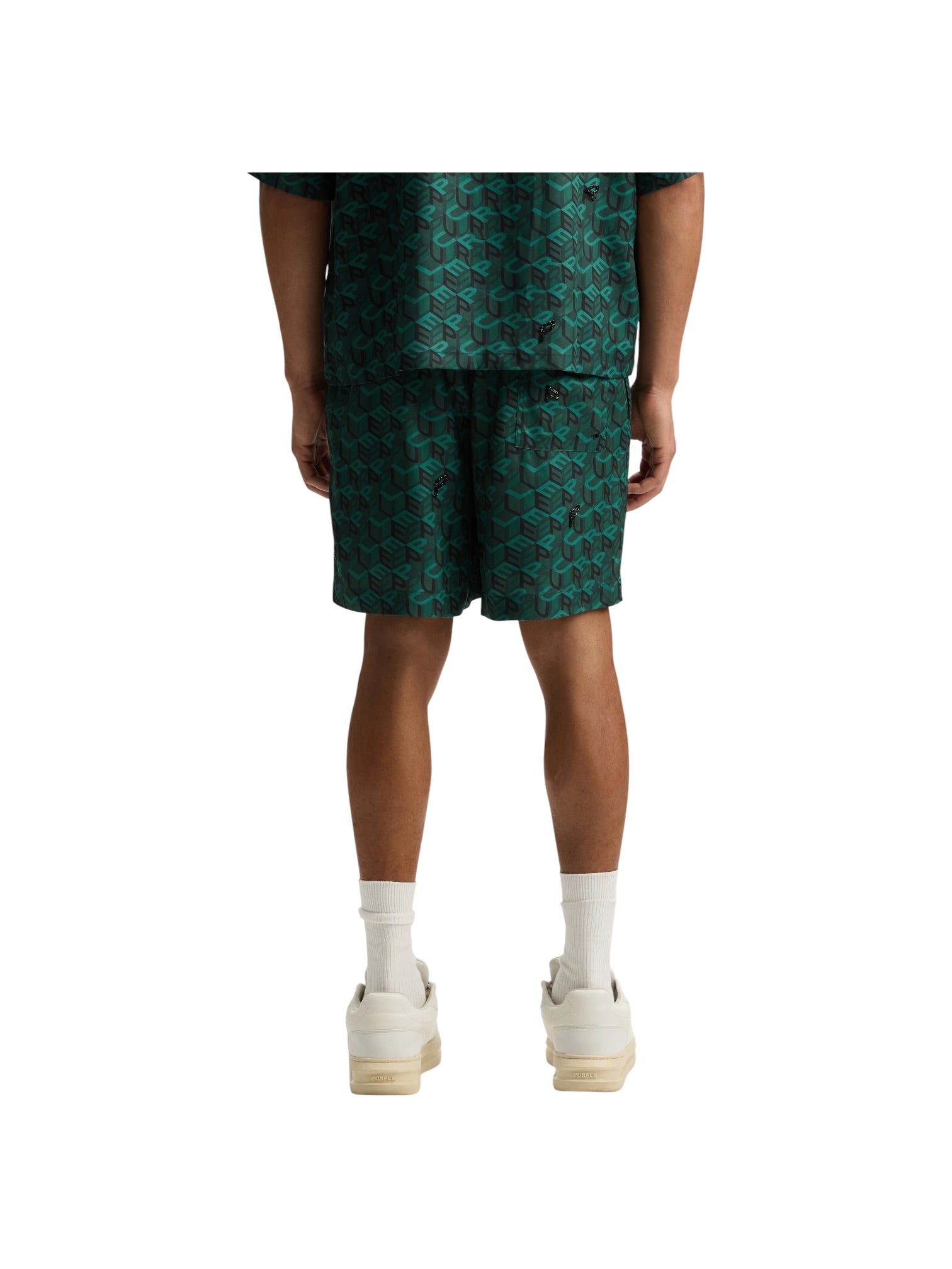 Probus Purple Brand M5028-LYBD326 Lyocell Resort Short Green Purple Brand M5028-LYBD326 Lyocell Resort Short Green GREEN