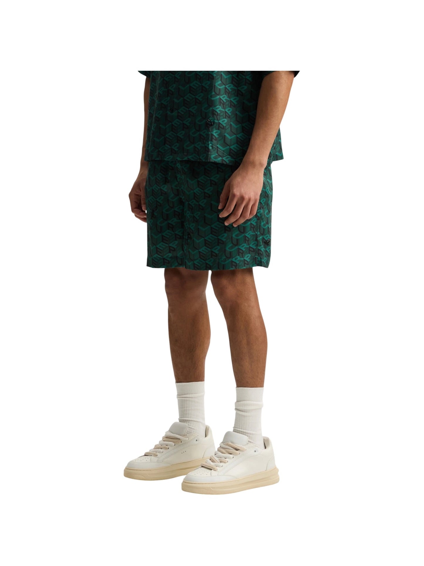 Probus Purple Brand M5028-LYBD326 Lyocell Resort Short Green Purple Brand M5028-LYBD326 Lyocell Resort Short Green GREEN