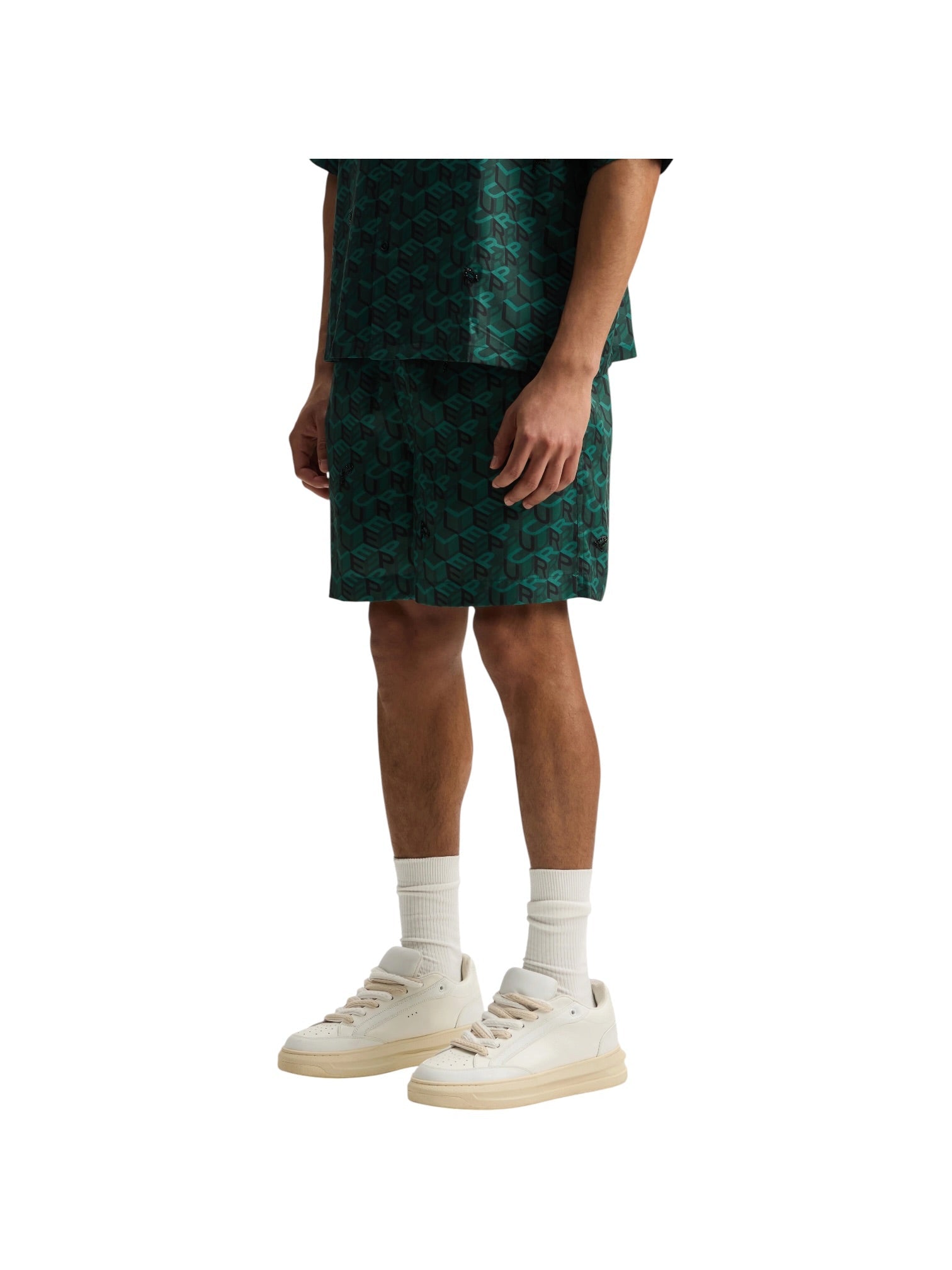 Probus Purple Brand M5028-LYBD326 Lyocell Resort Short Green Purple Brand M5028-LYBD326 Lyocell Resort Short Green GREEN