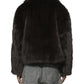 Probus Purple Brand M9636-FBZJ426 Faux Fur Shawl Jacket Brown Purple Brand M9636-FBZJ426 Faux Fur Shawl Jacket Brown BROWN