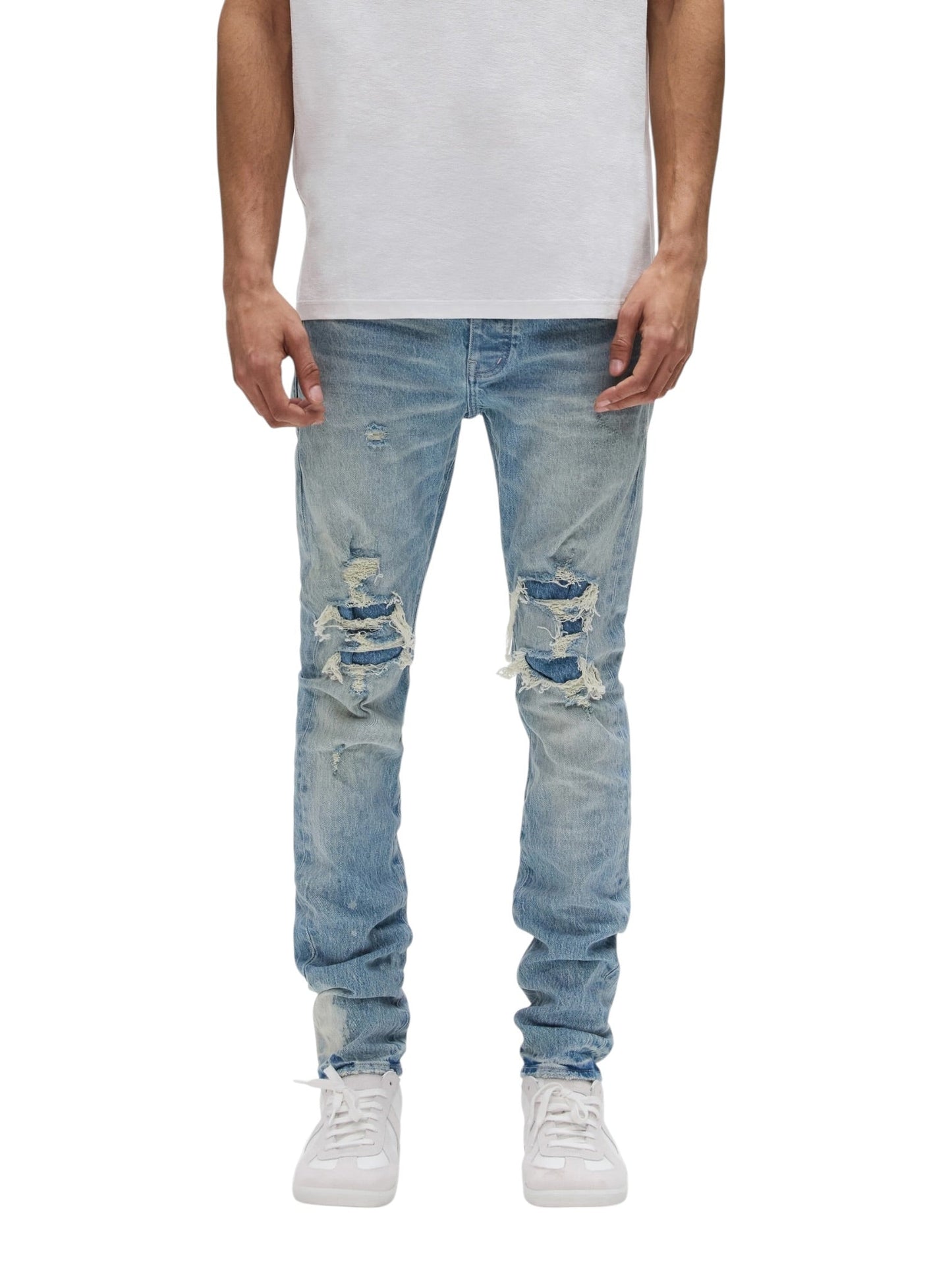 Purple Brand P001-SGRP226 Skinny Garda Repairs Indigo