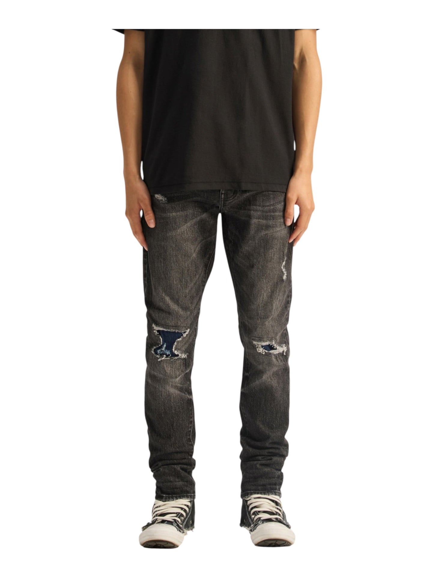 Probus Purple Brand P001-SIBB426 Skinny Indigo Black Purple Brand P001-SIBB426 Skinny Indigo Black BLACK