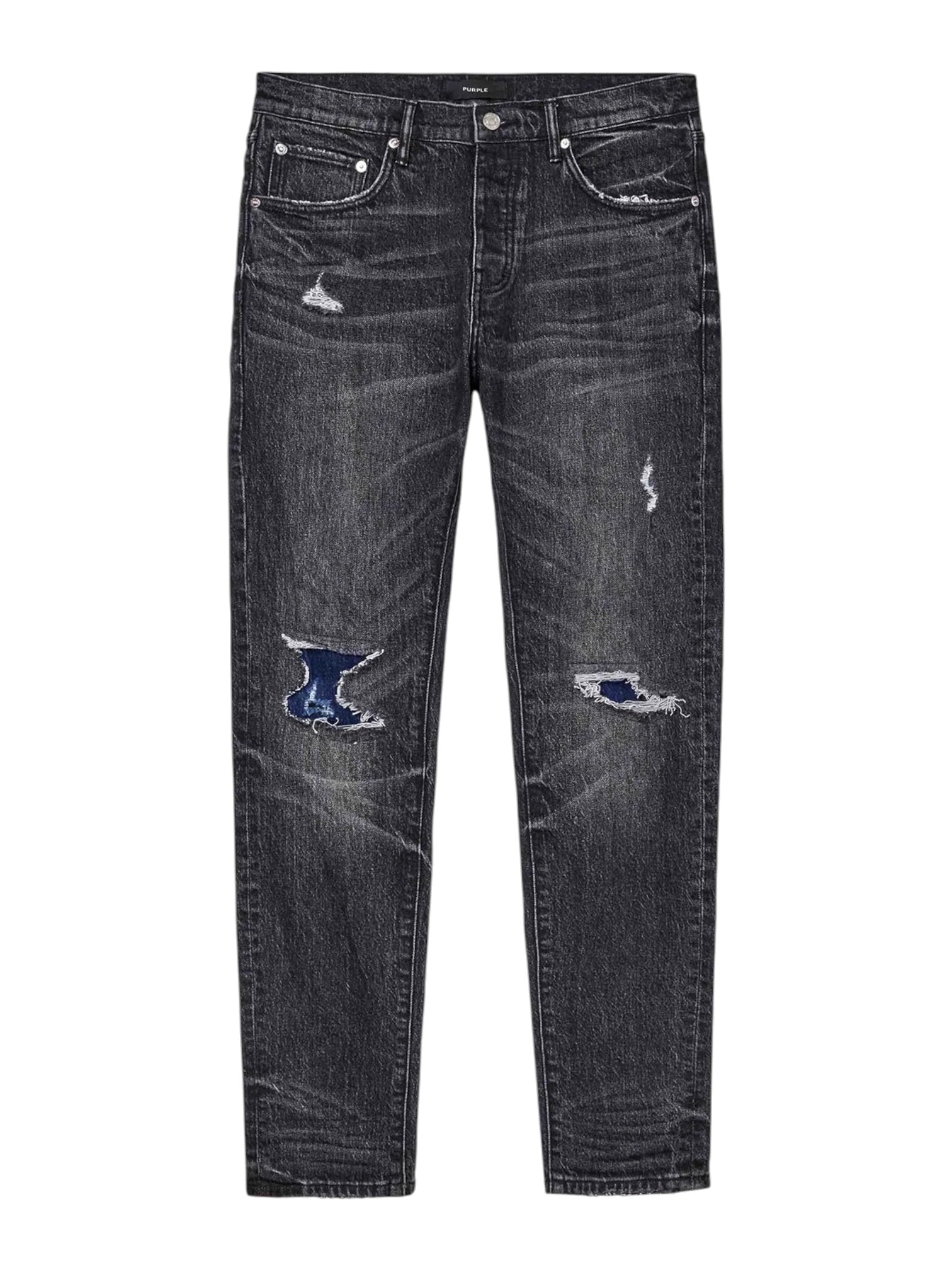 Purple Brand P001-SIBB426 Skinny Indigo Black