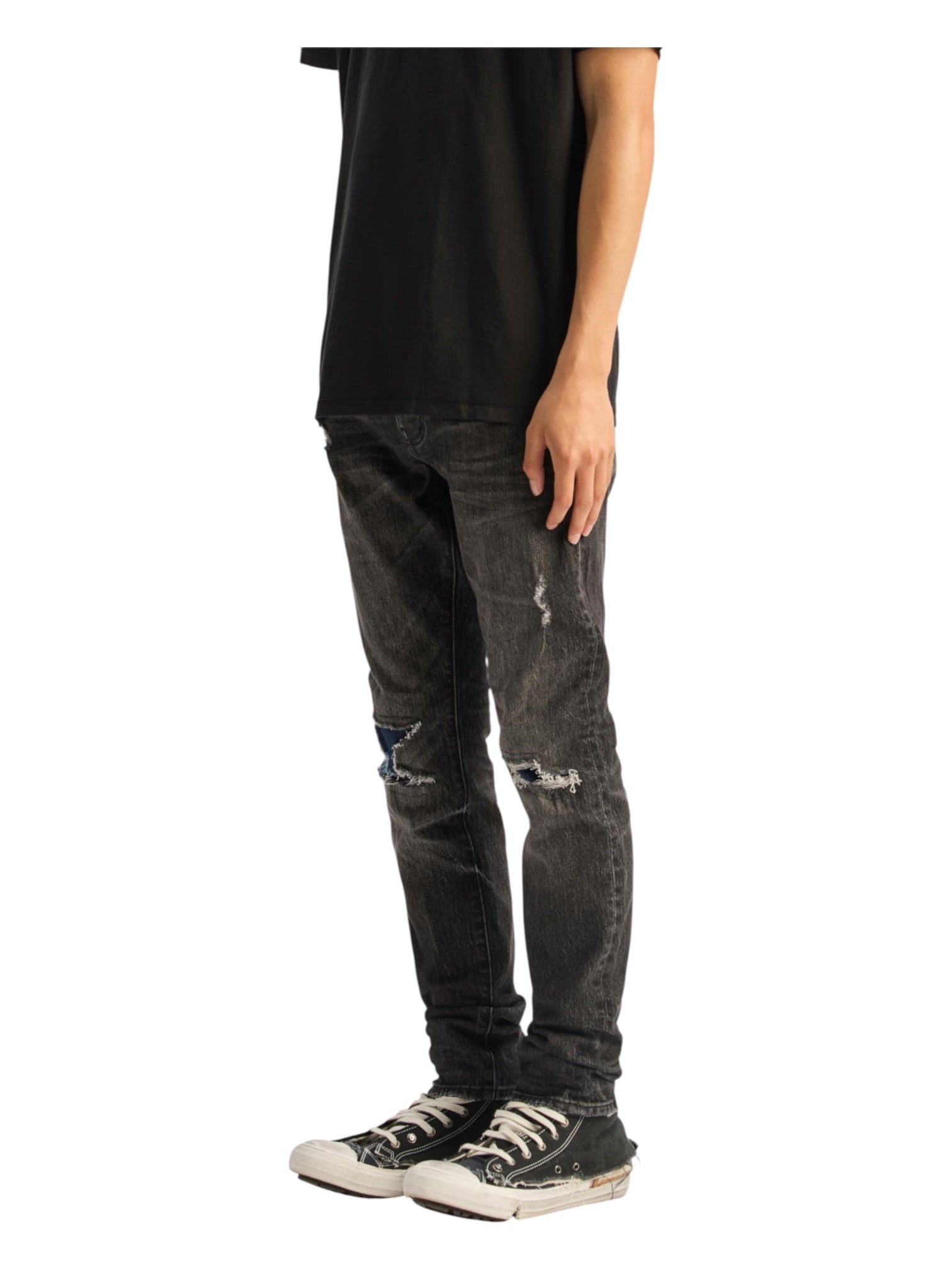 Probus Purple Brand P001-SIBB426 Skinny Indigo Black Purple Brand P001-SIBB426 Skinny Indigo Black BLACK