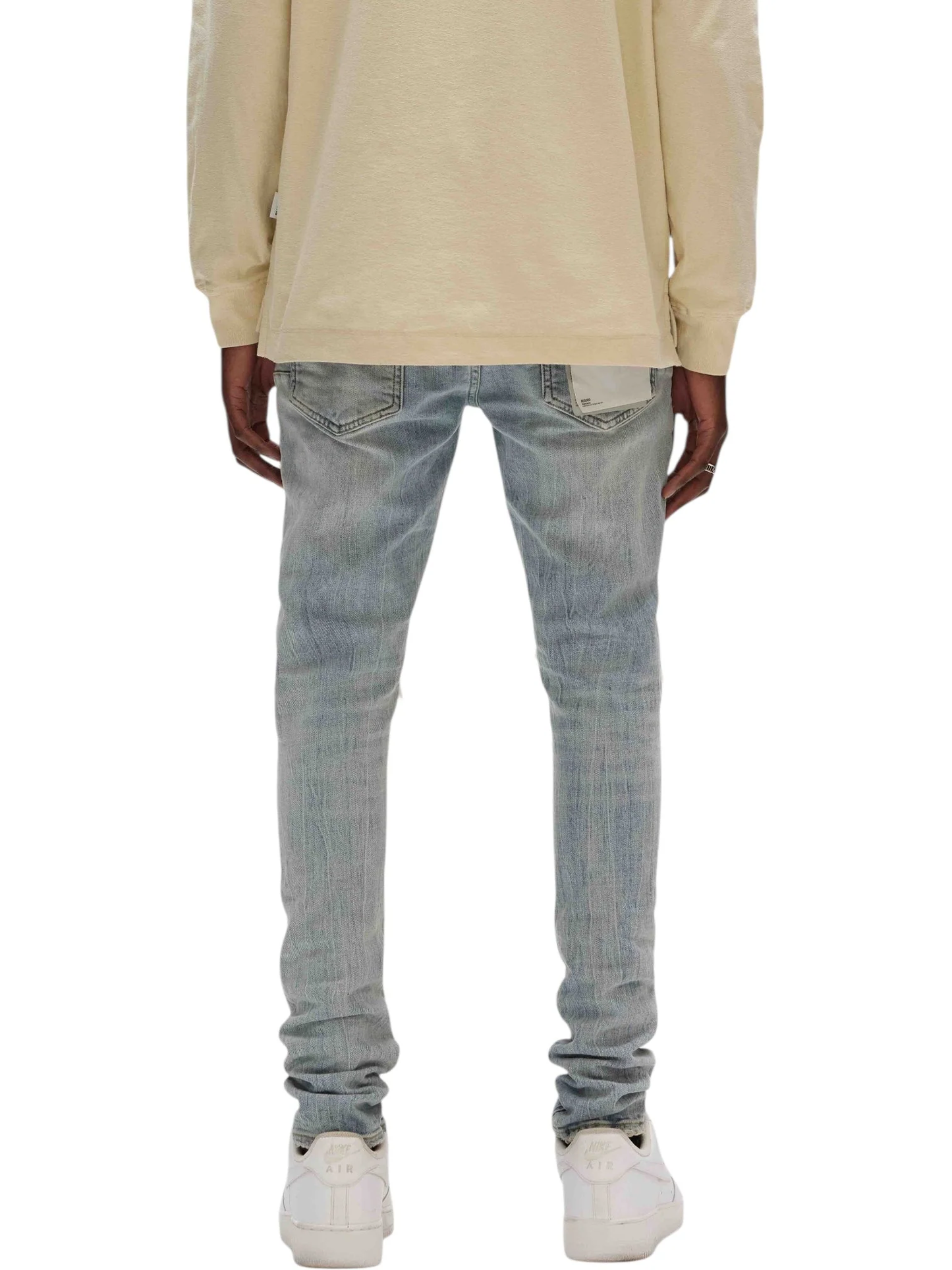 Purple Brand P002-LIB Drop Fit Midrise Tapered Leg Lt Indigo - Probus Purple Brand P002-LIB Drop Fit Midrise Tapered Leg Lt Indigo - Probus