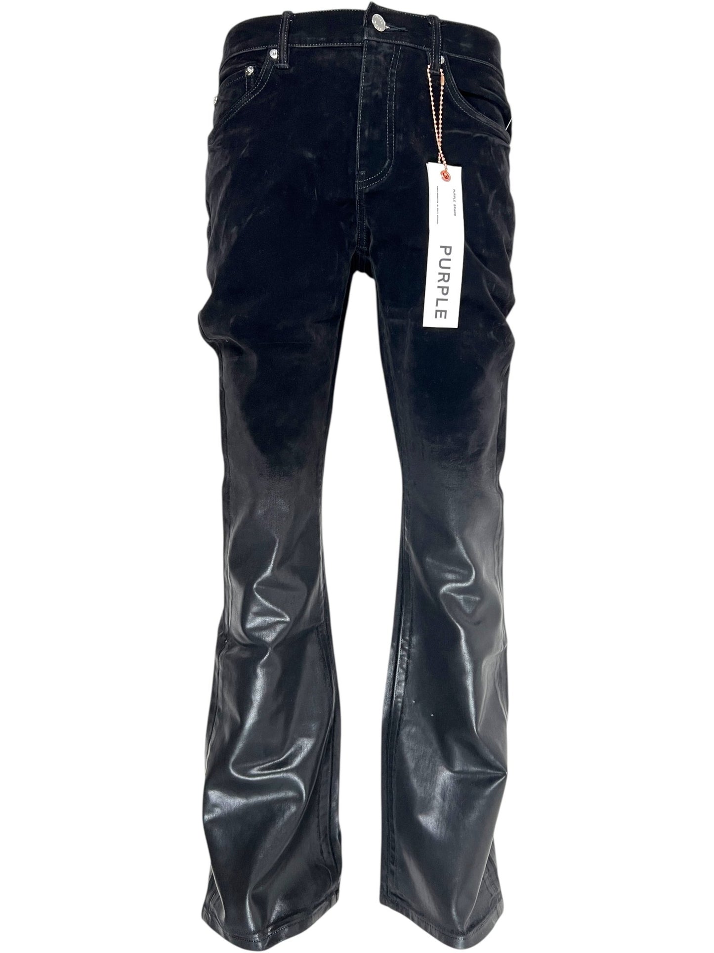 Purple Brand P004-FFDB425 Flare Flock Dipped Black