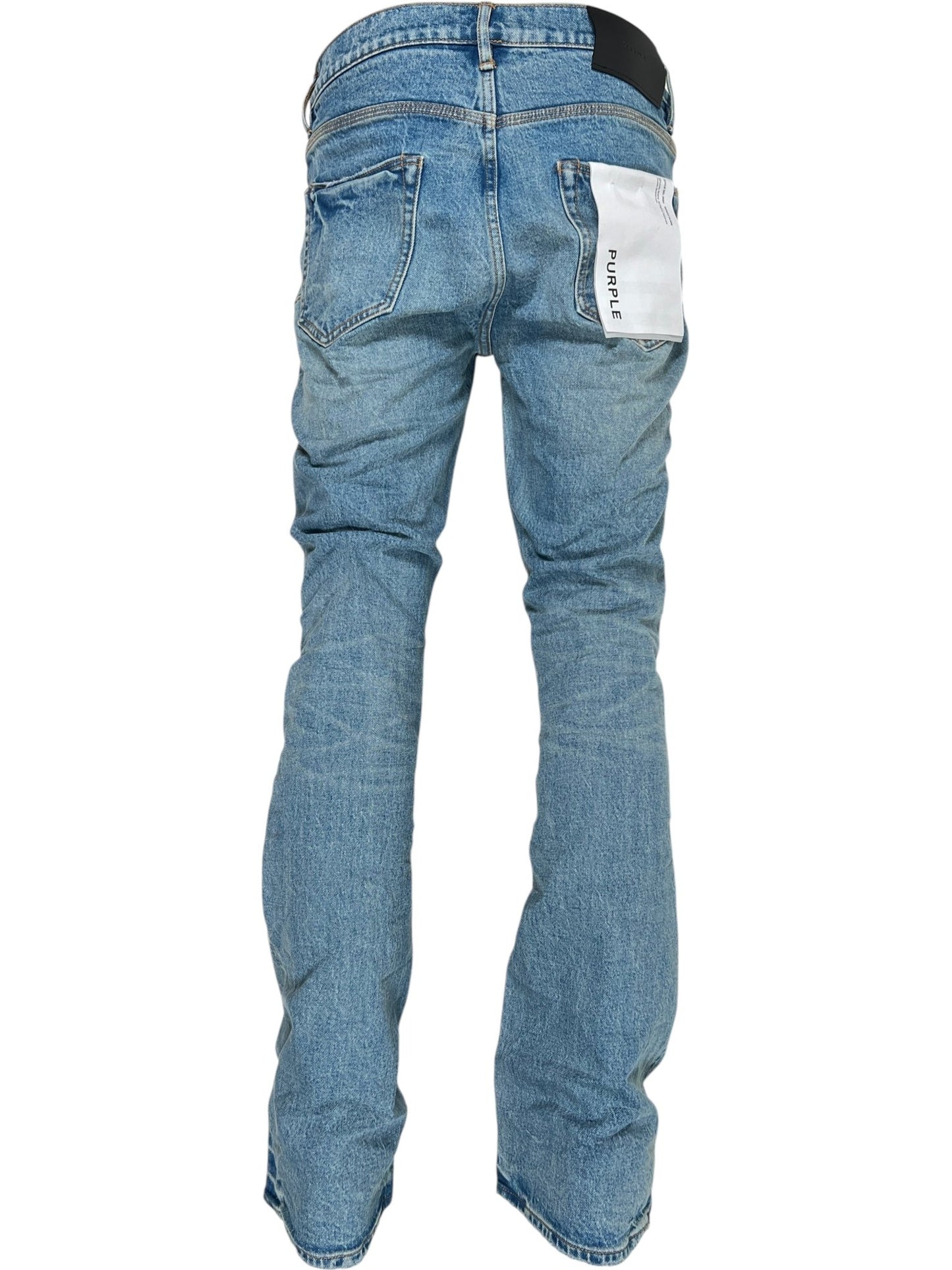 Purple Brand P004-FFWL425 Flare Worn Lt Indigo