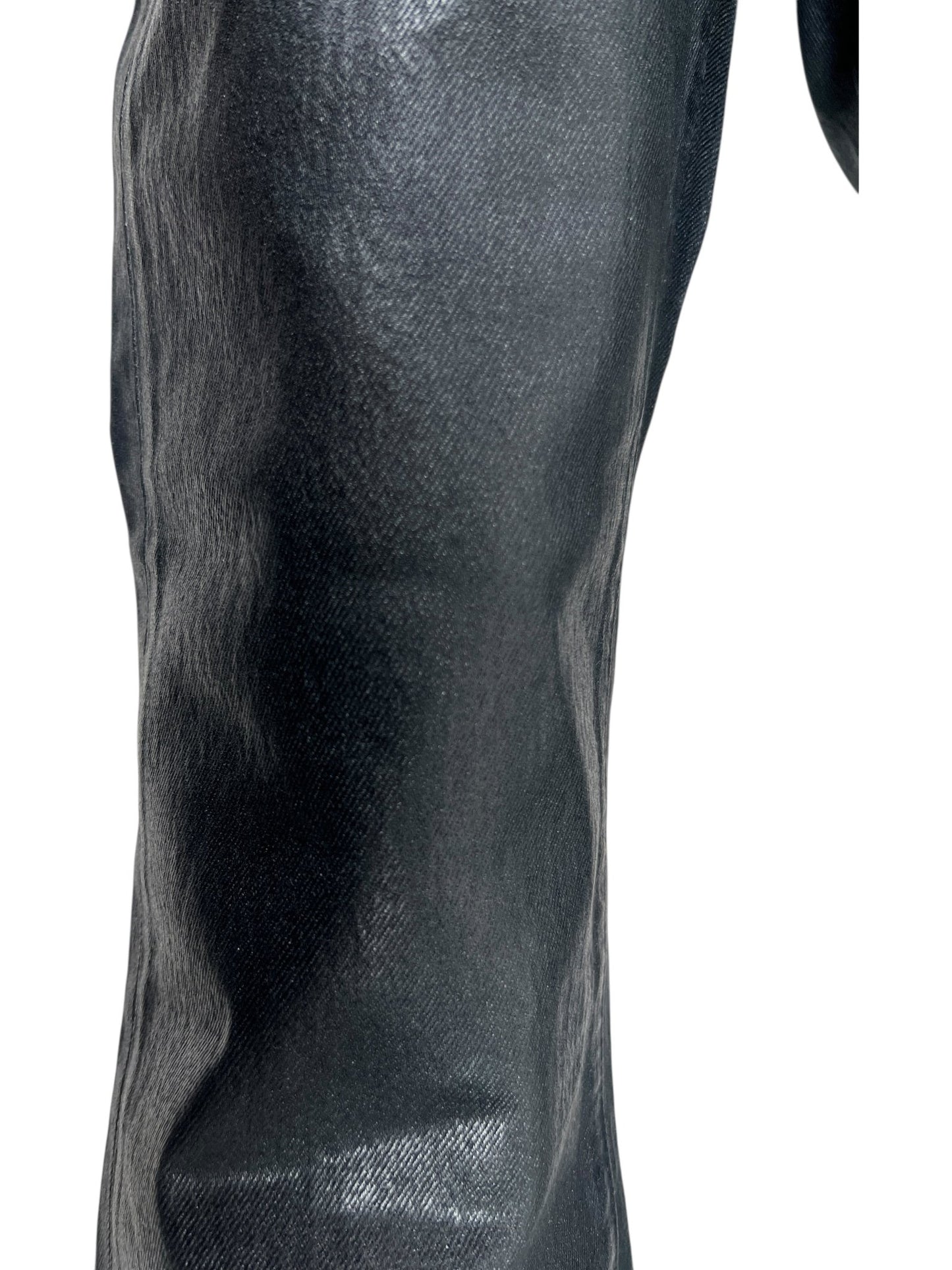 Purple Brand P004-FLCB126 Coated Indigo Flare Black