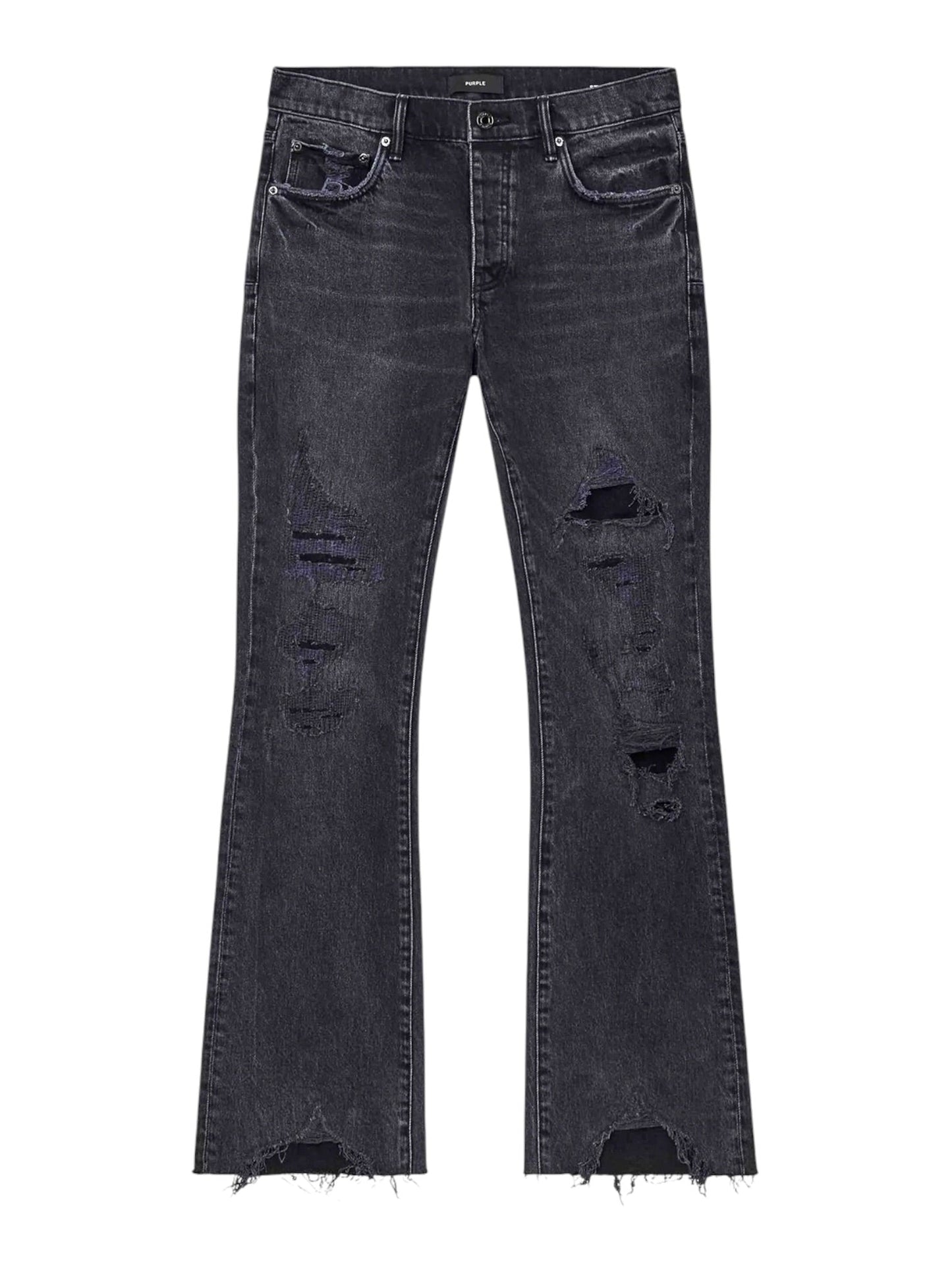Probus Purple Brand P004-VHDB426 Vintage Heavy Destroy Black Purple Brand P004-VHDB426 Vintage Heavy Destroy Black BLACK