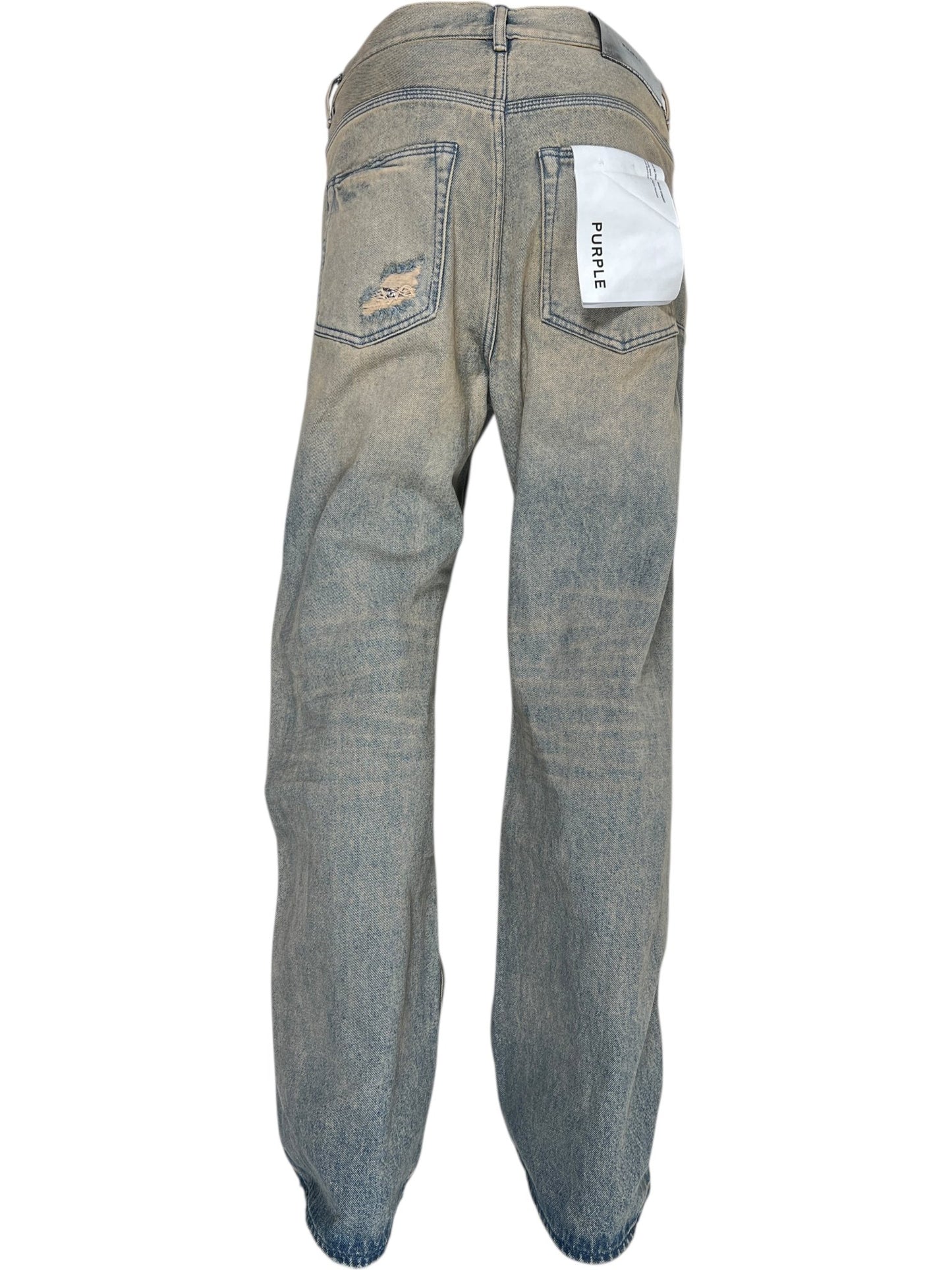 Purple Brand P018-TNSQ126 Tinted Sequin Repair Indigo