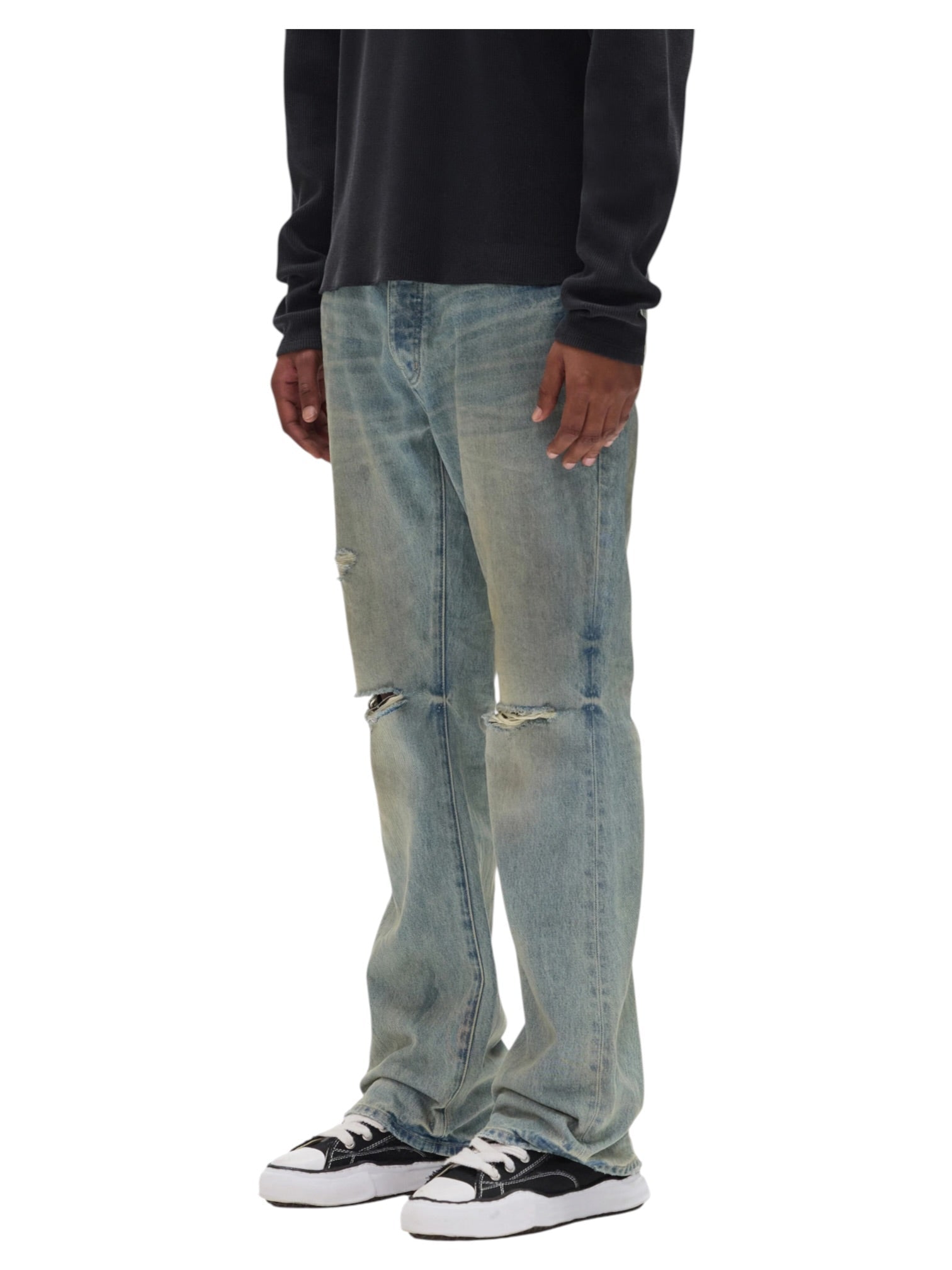 Probus Purple Brand P026-DFDR525 Dirty Fade Down Rip Boot Lt Indigo Purple Brand P026-DFDR525 Dirty Fade Down Rip Boot Lt Indigo INDIGO