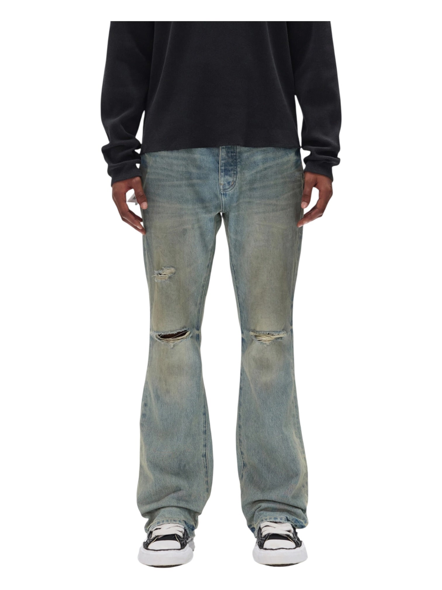 Probus Purple Brand P026-DFDR525 Dirty Fade Down Rip Boot Lt Indigo Purple Brand P026-DFDR525 Dirty Fade Down Rip Boot Lt Indigo INDIGO