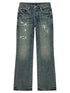 Probus Purple Brand P026-IQDP426 Quilted Destroy Mid indigo Purple Brand P026-IQDP426 Quilted Destroy Mid indigo INDIGO
