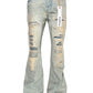 Purple Brand P026-SYDR226 Bootcut Destroy Repair Indigo
