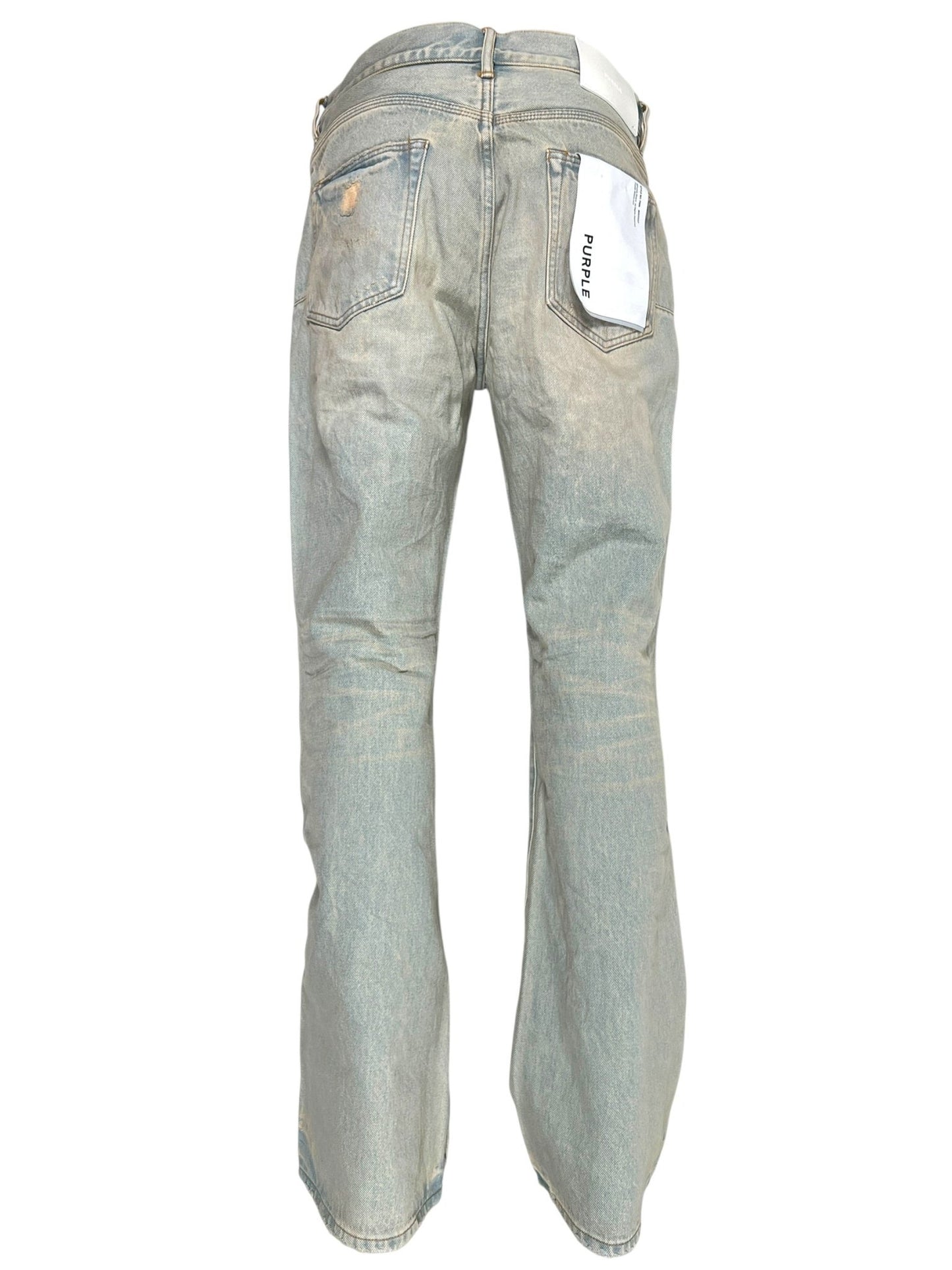 Purple Brand P026-SYDR226 Bootcut Destroy Repair Indigo