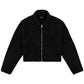 Probus Purple Brand P052-TPBL426 Crop Textured Pearl Jacket Black Purple Brand P052-TPBL426 Crop Textured Pearl Jacket Black Black