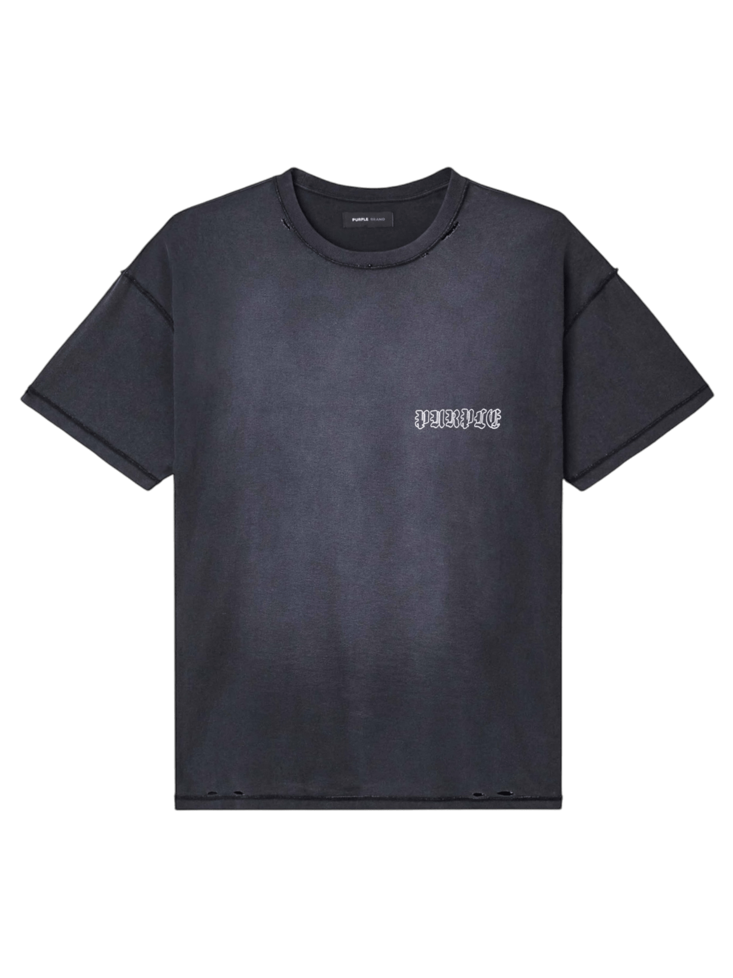 Purple Brand P101-JBLI Textured Inside Out Tee Black