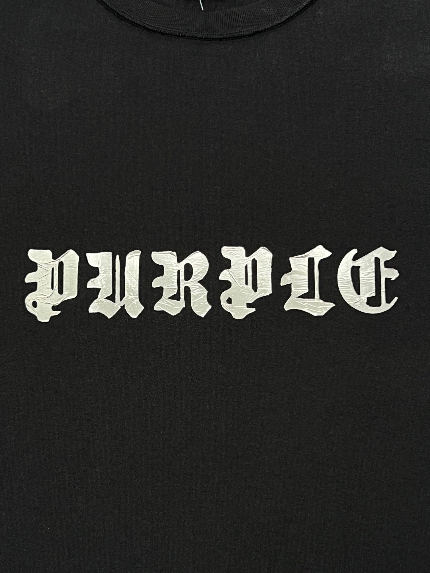 Purple Brand P101-TBTP425 Textured Inside Out Tee Blk