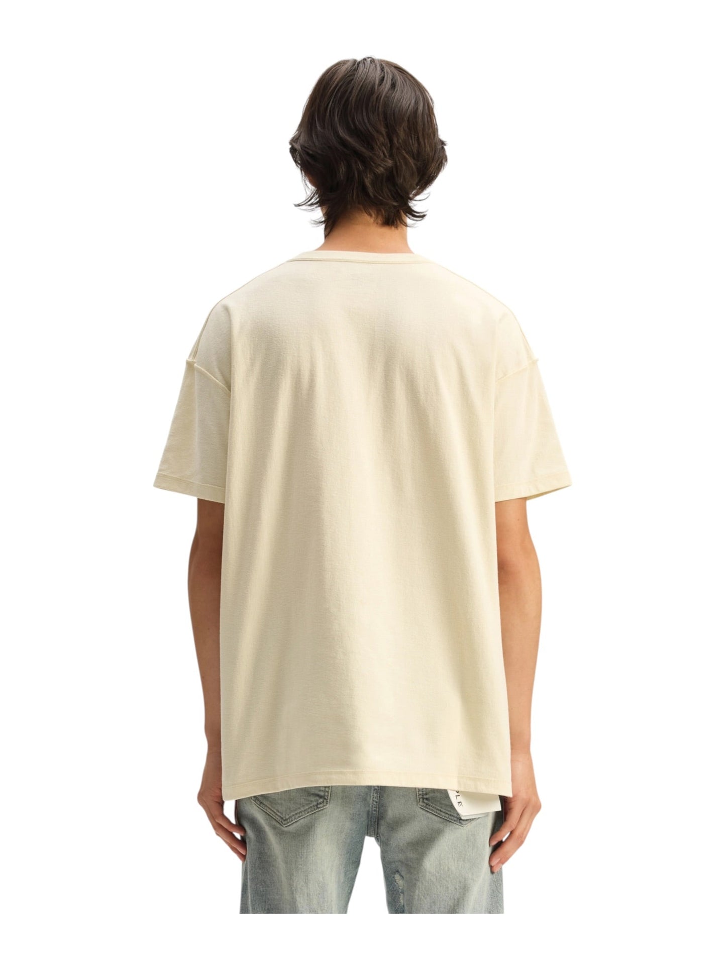 Probus Purple Brand P101-TCSP426 Textured Inside Out Tee White Purple Brand P101-TCSP426 Textured Inside Out Tee White WHITE