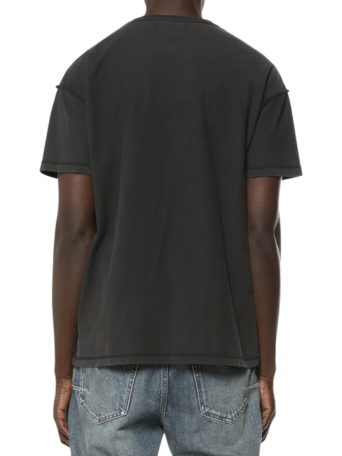 Probus Purple Brand P101-TTBC426 Textured Inside Out Tee Black Purple Brand P101-TTBC426 Textured Inside Out Tee Black BLACK