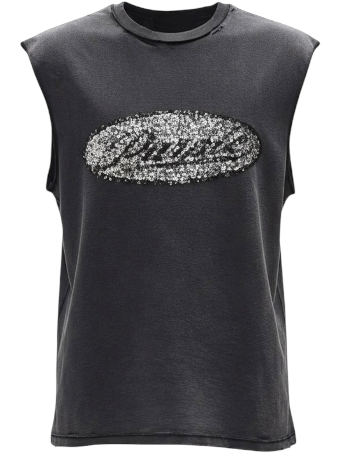 Purple Brand P103-TBDS226 Textured Sleeveless Tee Black