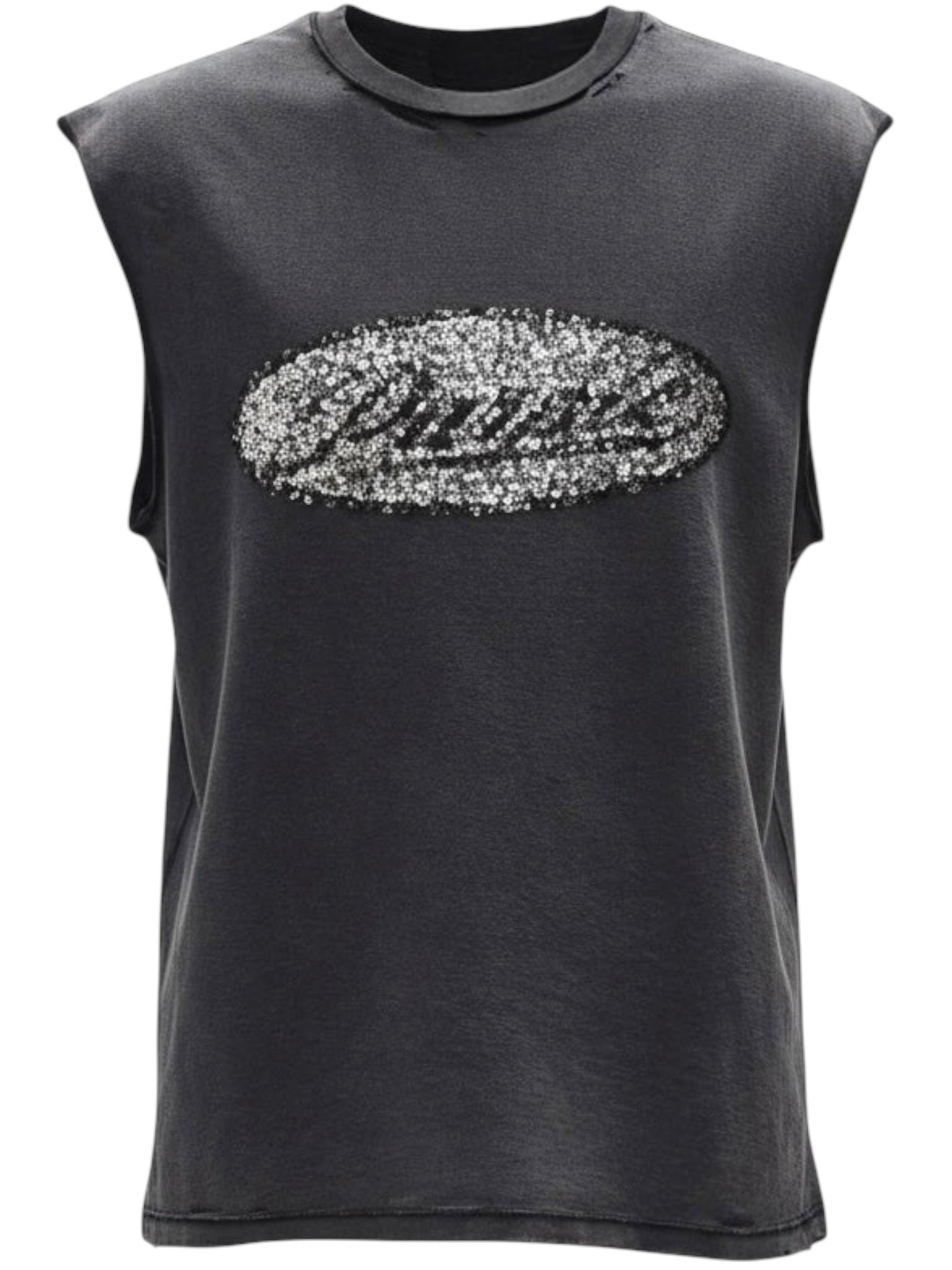 Purple Brand P103-TBDS226 Textured Sleeveless Tee Black