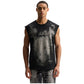 Purple Brand P103-TJBH326 Textured Sleeveless Tee Black
