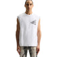 Purple Brand P103-TJWF326 Textured Sleeveless Tee White