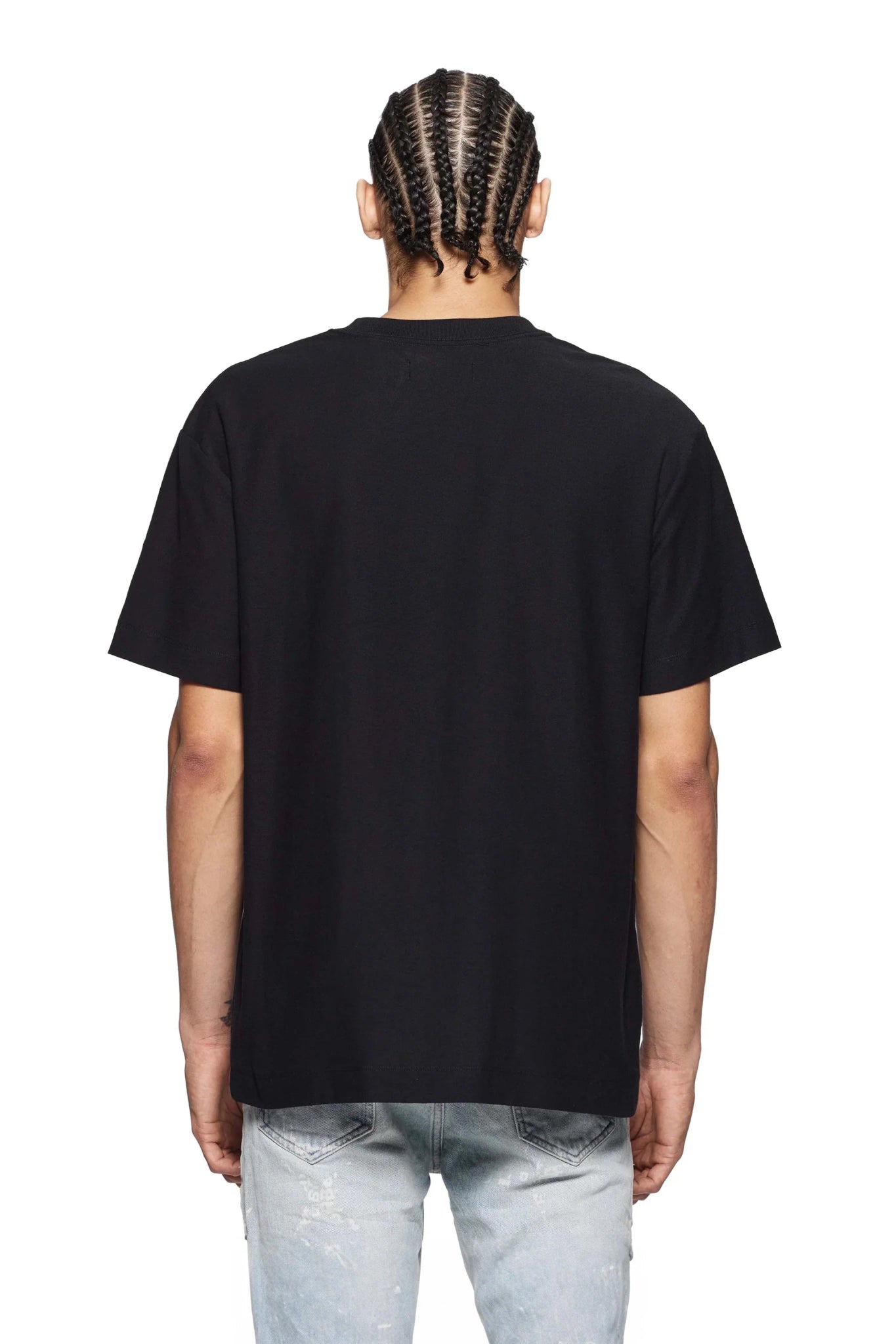 Purple Brand P104-JBGS Textured Jersey Tee BLK