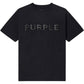 Purple Brand P104-TBMS226 Textured Jersey Ss Tee Black