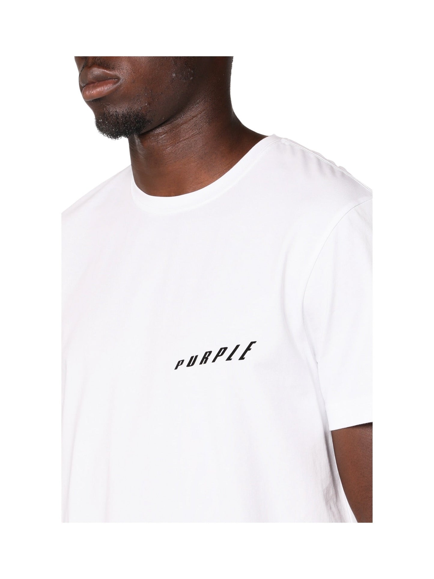 Purple Brand P109-CJWF326 Clean Jersey Ss Tee White