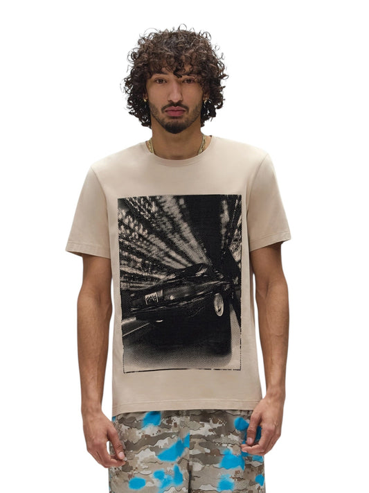 Purple Brand P109-CPFP226 Clean Jersey Ss Tee Brown