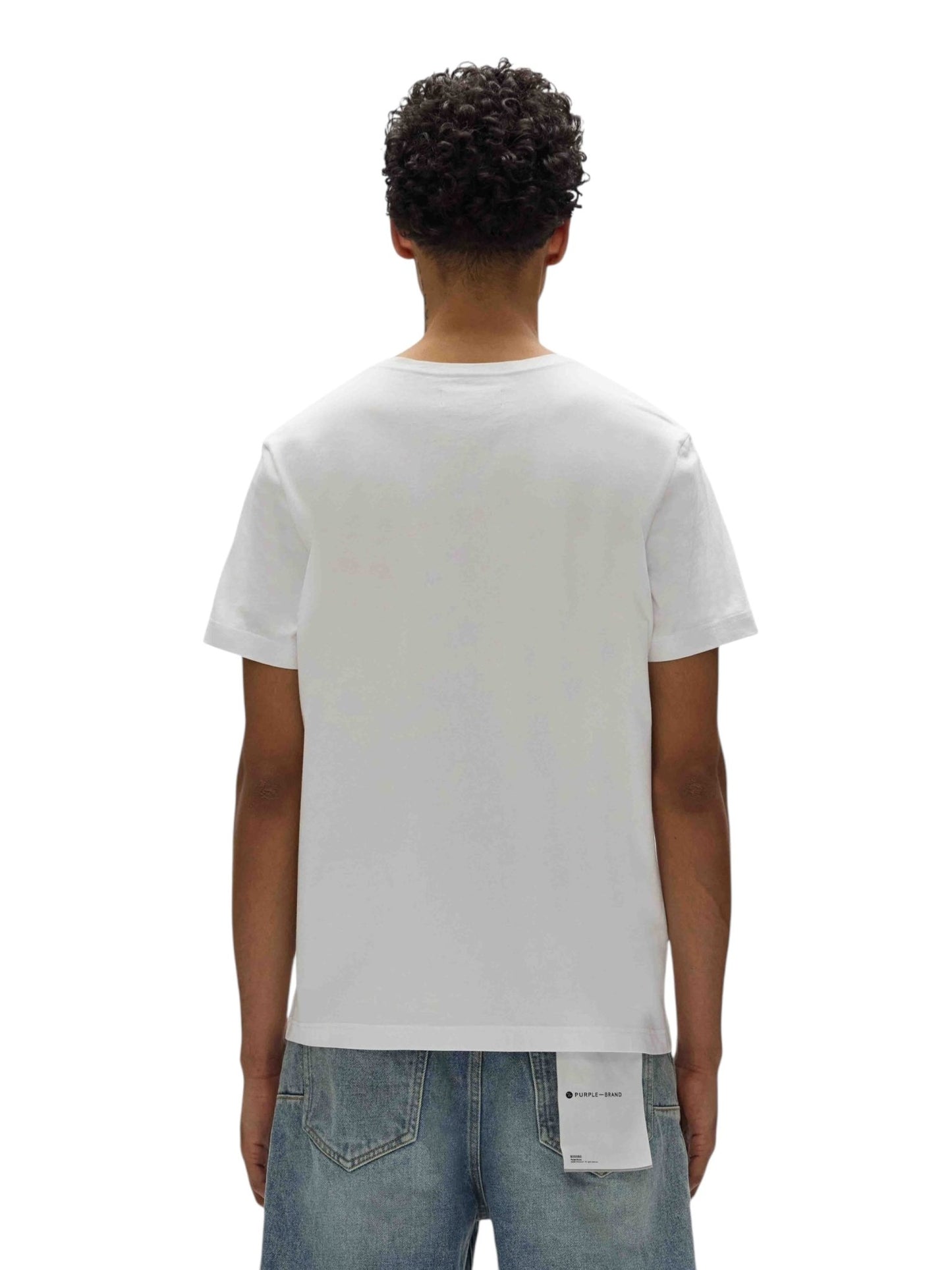 Purple Brand P109-CWAB Clean Jersey SS Tee Wht