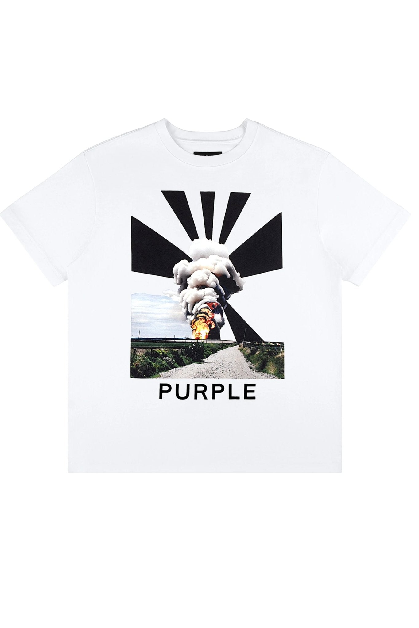 Purple Brand P117-HBWB HWT Jersey ss Tee WHT