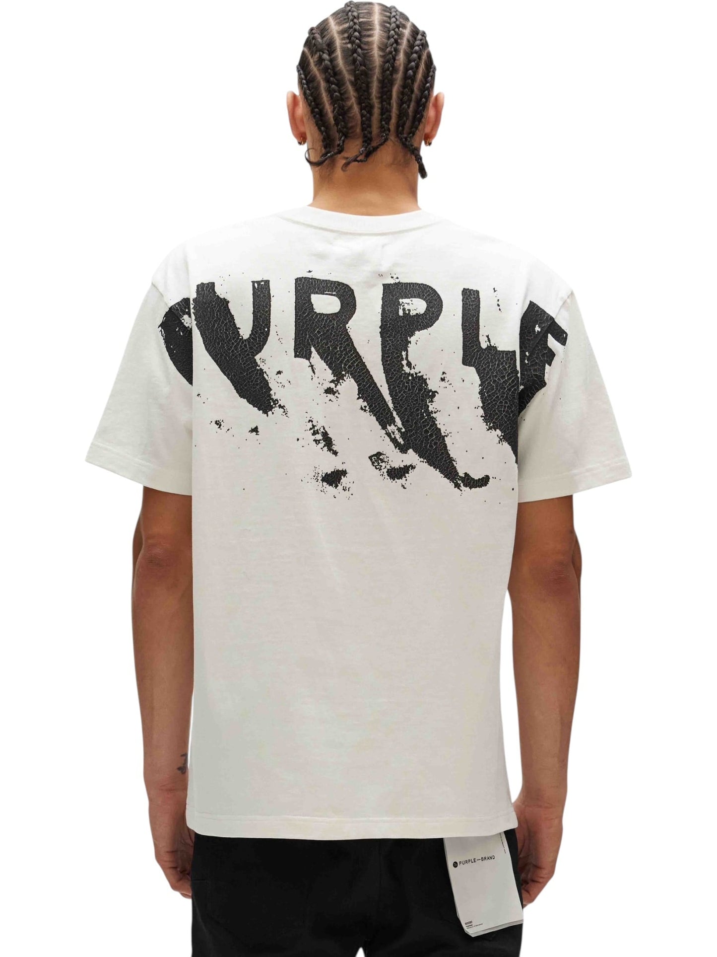 Purple Brand P117-HJCM823 Hwt Jersey Ss Tee White
