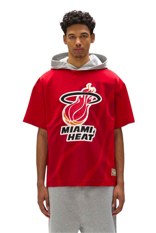 Purple Brand P142-MNMH Miami Heat Mesh Tee Red